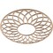 Ekena Millwork Cannes Wood Fretwork Pierced Ceiling Medallion, Alder, 22"OD x 7 1/2"ID x 1/4"T CMWP22X22X0250CNAL - alternate 5